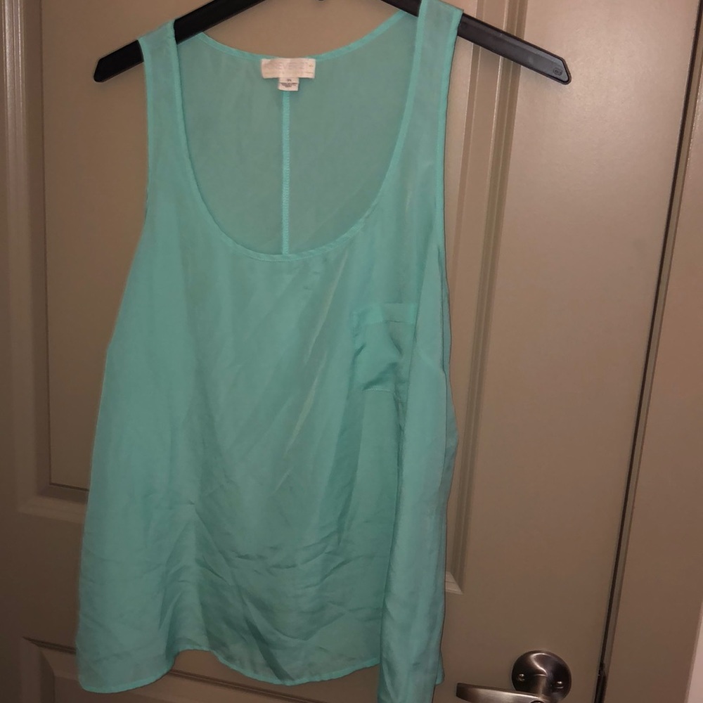 Sea green cami
